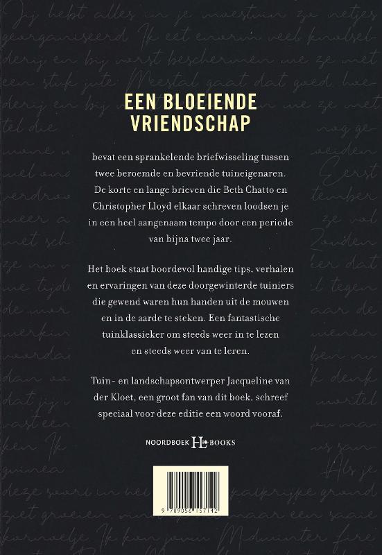 Achterkant van Een bloeiende vriendschap