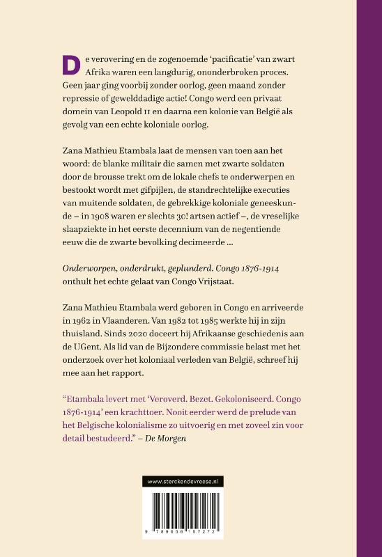 Achterkant van Onderworpen, onderdrukt, geplunderd