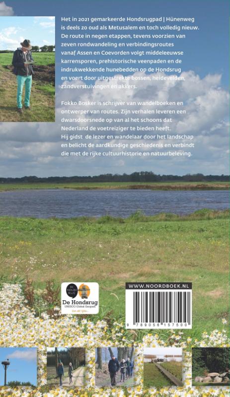 Achterkant van Wandelgids Hondsrugpad