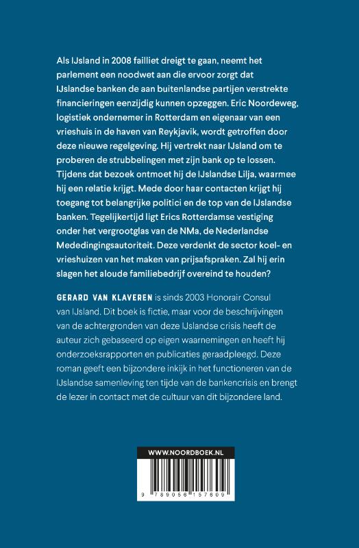 Achterkant van Bestemming Reykjavik