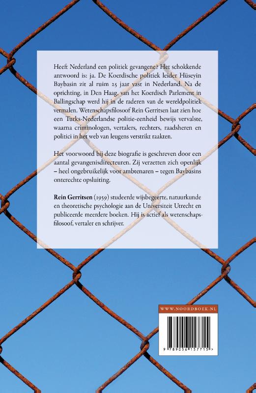 Achterkant van Een politiek gevangene in Nederland