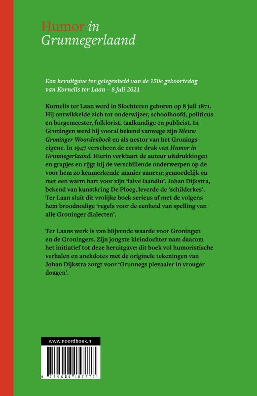 Achterkant van Humor in Grunnegerlaand