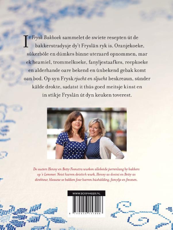 Achterkant van Frysk Bakboek