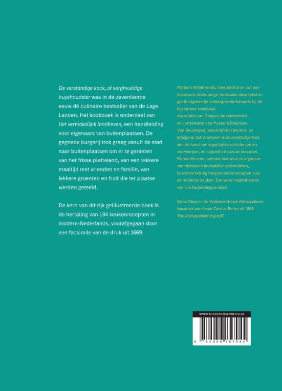 Achterkant van De verstandige kock