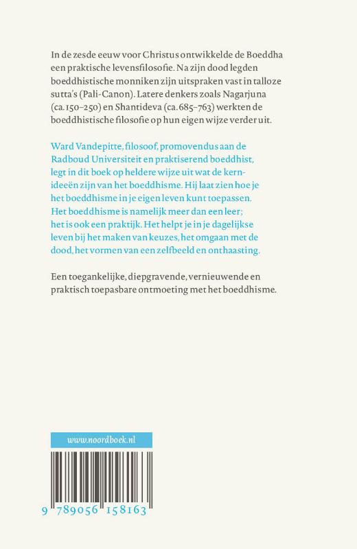 Achterkant van De lach van de Boeddha