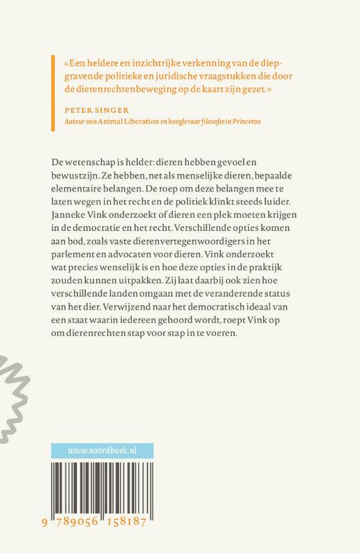 Achterkant van De open samenleving en haar dieren