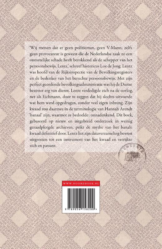 Achterkant van Lentz