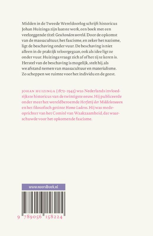 Achterkant van Geschonden wereld