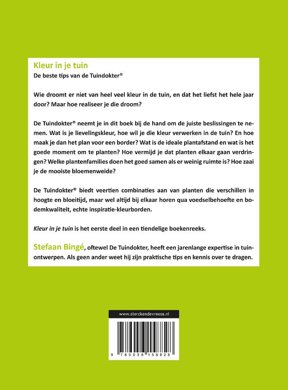 Achterkant van Kleur in je tuin