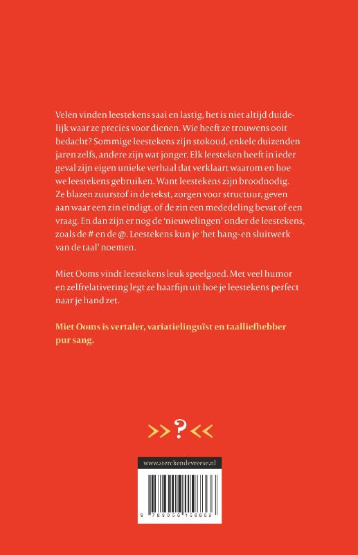 Achterkant van Tot in de puntjes …