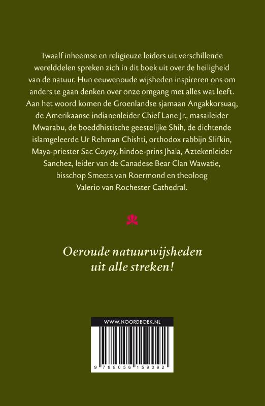 Achterkant van De heilige natuur