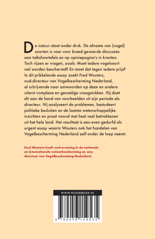 Achterkant van De rode lijster