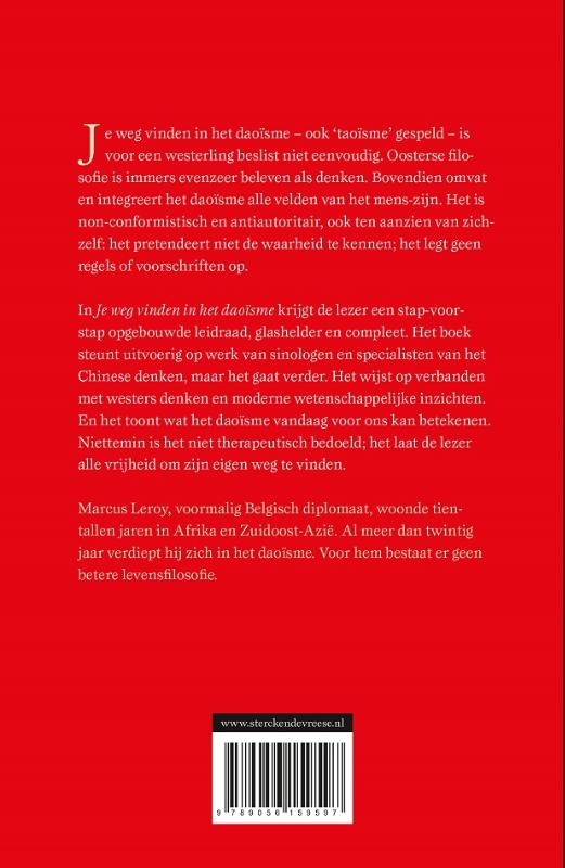 Achterkant van Je weg vinden in het daoïsme
