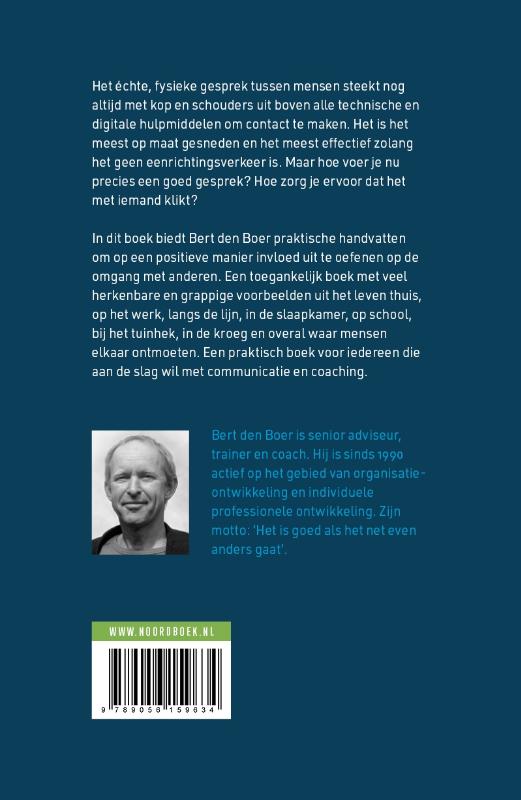 Achterkant van Echt contact