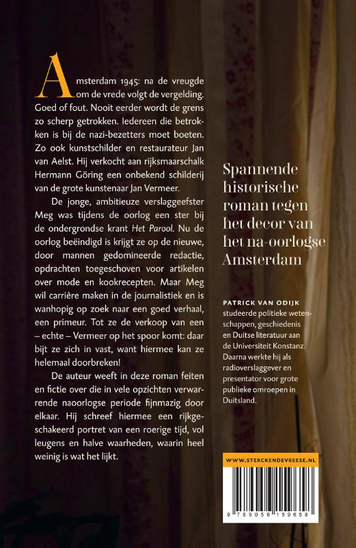 Achterkant van Het meisje van de valse Vermeer