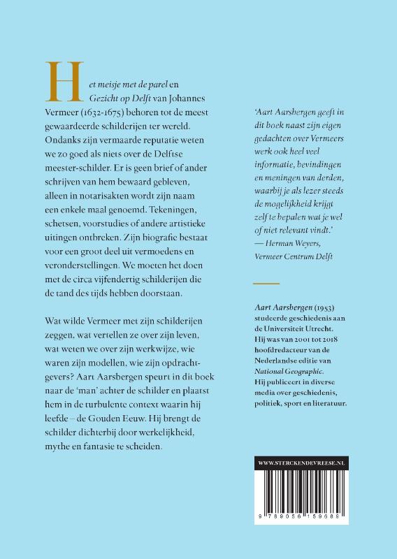 Achterkant van Het raadsel Vermeer