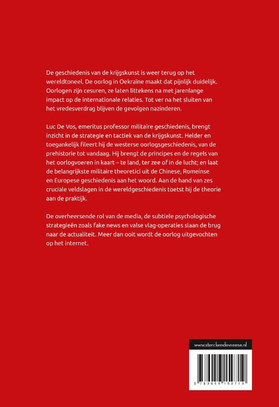 Achterkant van Strategie en tactiek