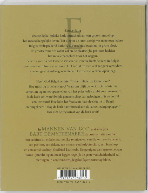 Achterkant van Mannen van god