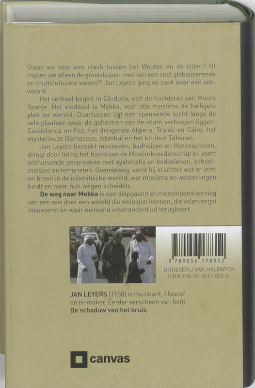 Achterkant van De weg naar Mekka
