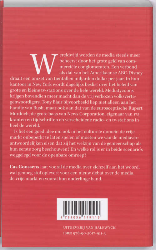 Achterkant van Macht van de media