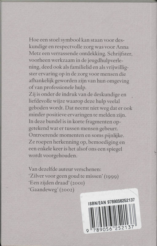 Achterkant van De stoel