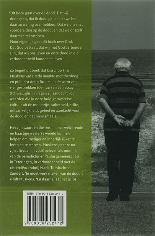 Achterkant van Opmaat tot eeuwigheid