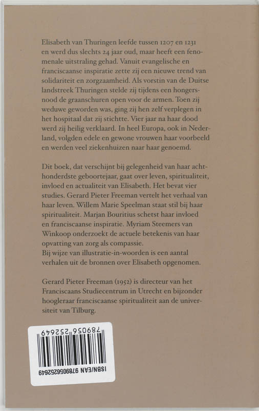 Achterkant van Elisabeth van Thuringen