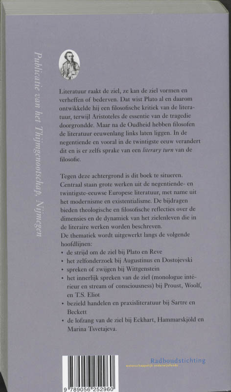 Achterkant van De ziel in de literatuur