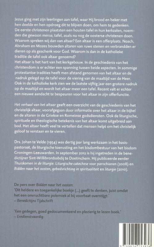 Achterkant van Het verhaal van het altaar
