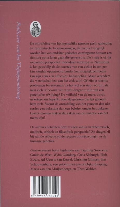 Achterkant van Genoom bewust