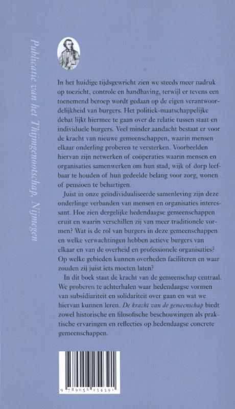 Achterkant van De kracht van de gemeenschap