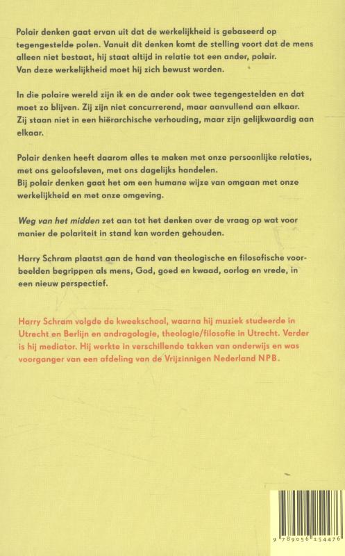 Achterkant van Weg van het midden