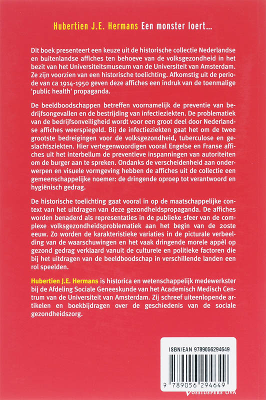 Achterkant van Een monster loert