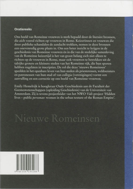 Achterkant van Nieuwe Romeinsen