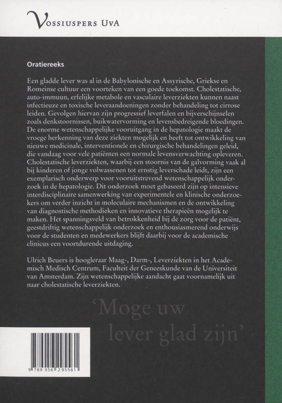 Achterkant van 'Moge uw lever glad zijn'