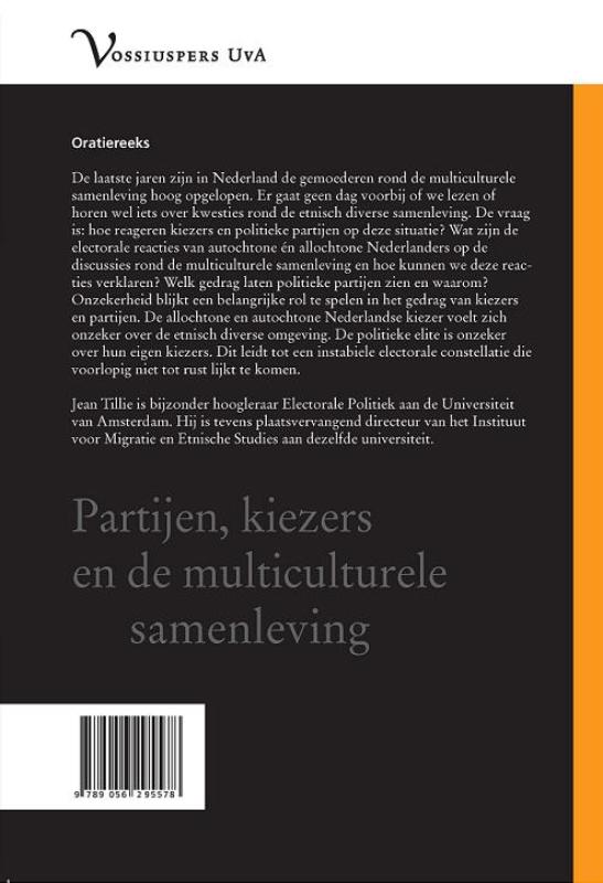 Achterkant van Partijen, kiezers en de multiculturele samenleving