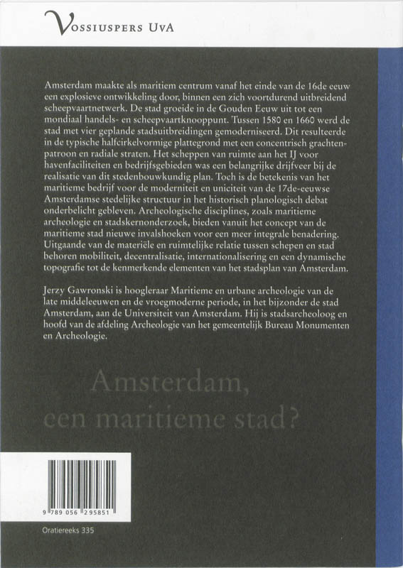 Achterkant van Amsterdam, een maritieme stad?