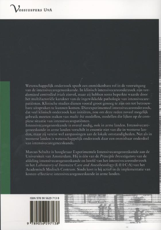 Achterkant van Intensivecaregeneeskunde