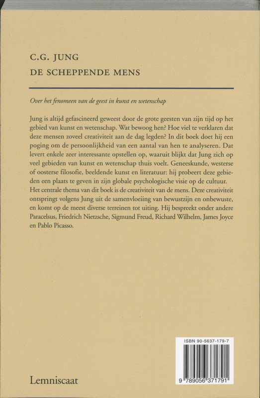 Achterkant van De scheppende mens