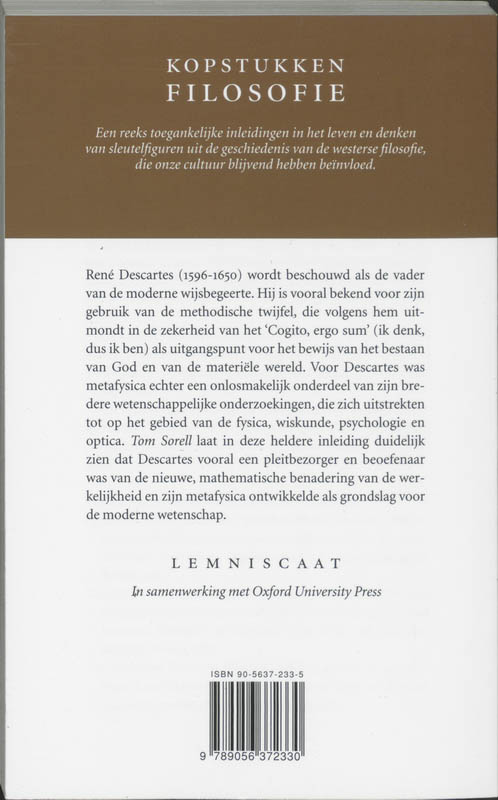 Achterkant van Descartes