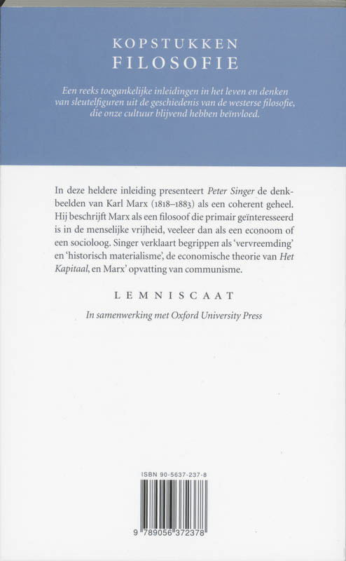 Achterkant van Marx