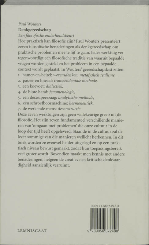 Achterkant van Denkgereedschap