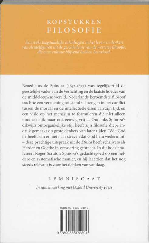 Achterkant van Spinoza