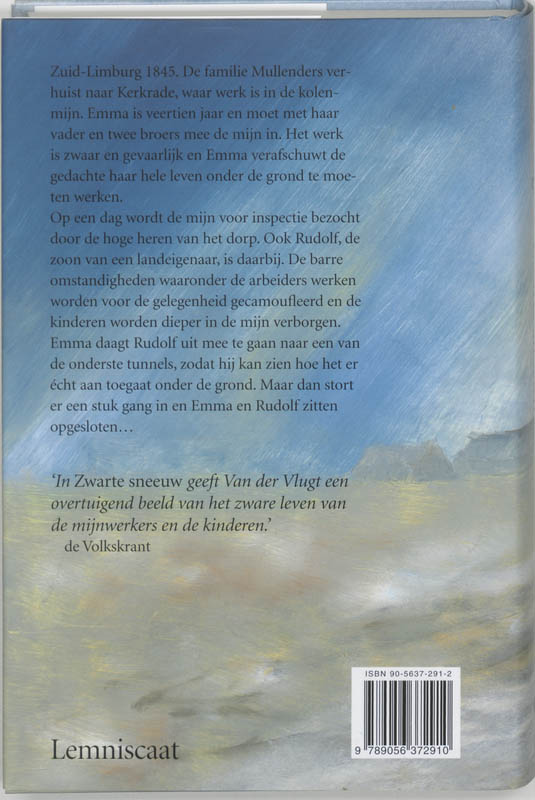 Achterkant van Zwarte sneeuw