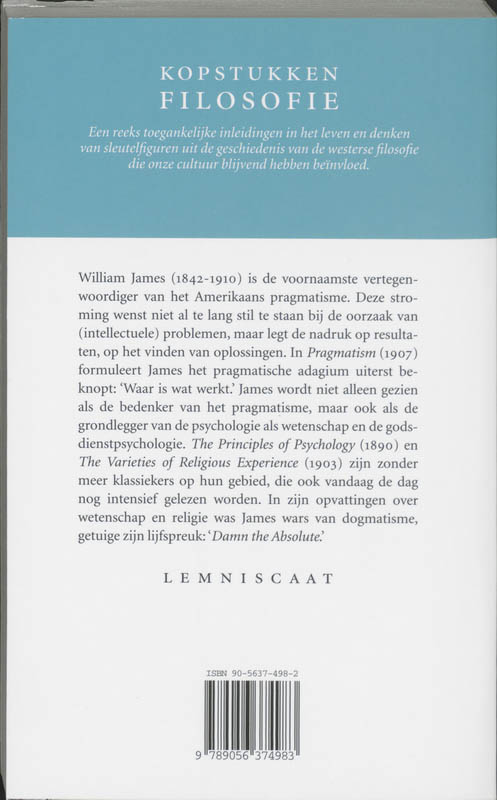 Achterkant van James