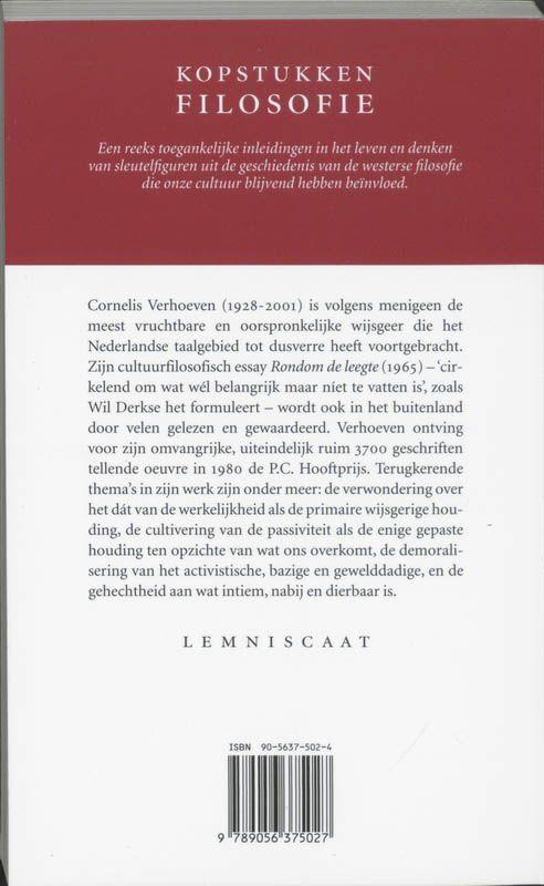 Achterkant van Verhoeven