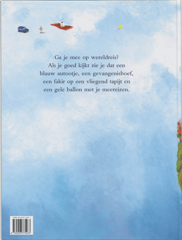 Achterkant van De gele ballon
