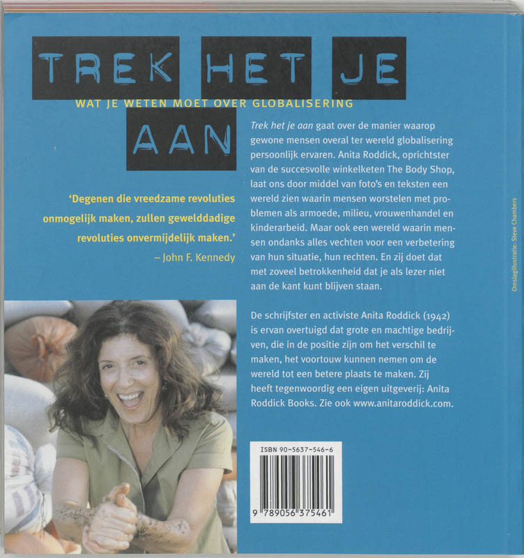 Achterkant van Trek het je aan