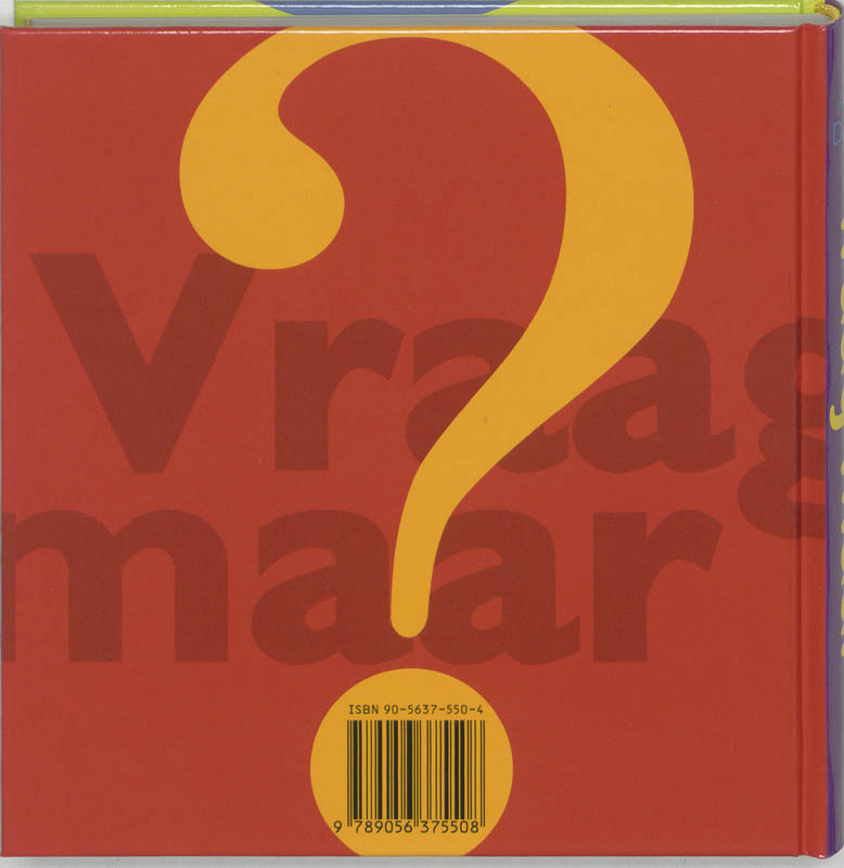 Achterkant van Vraag maar