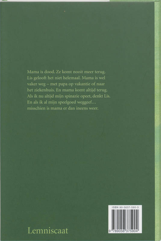 Achterkant van De dagen daarna